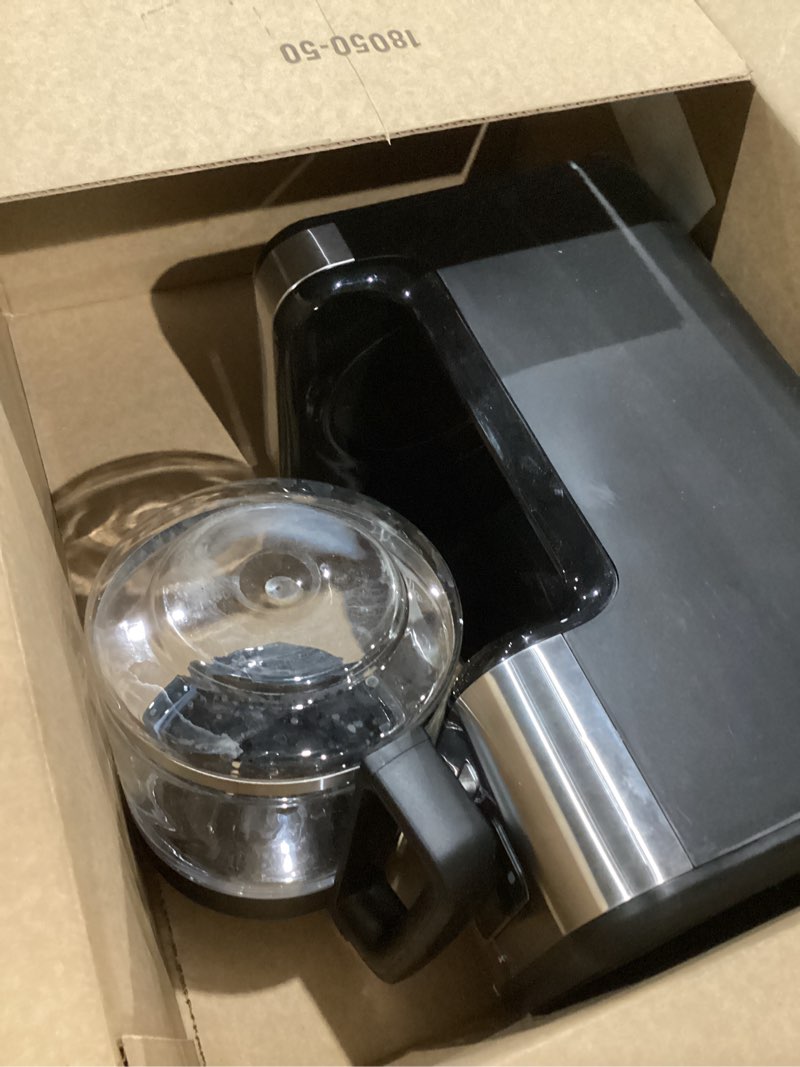 Condition photo showing As Is for Mr. Coffee 14 Cup Programmable Coffee Maker Stainless Steel