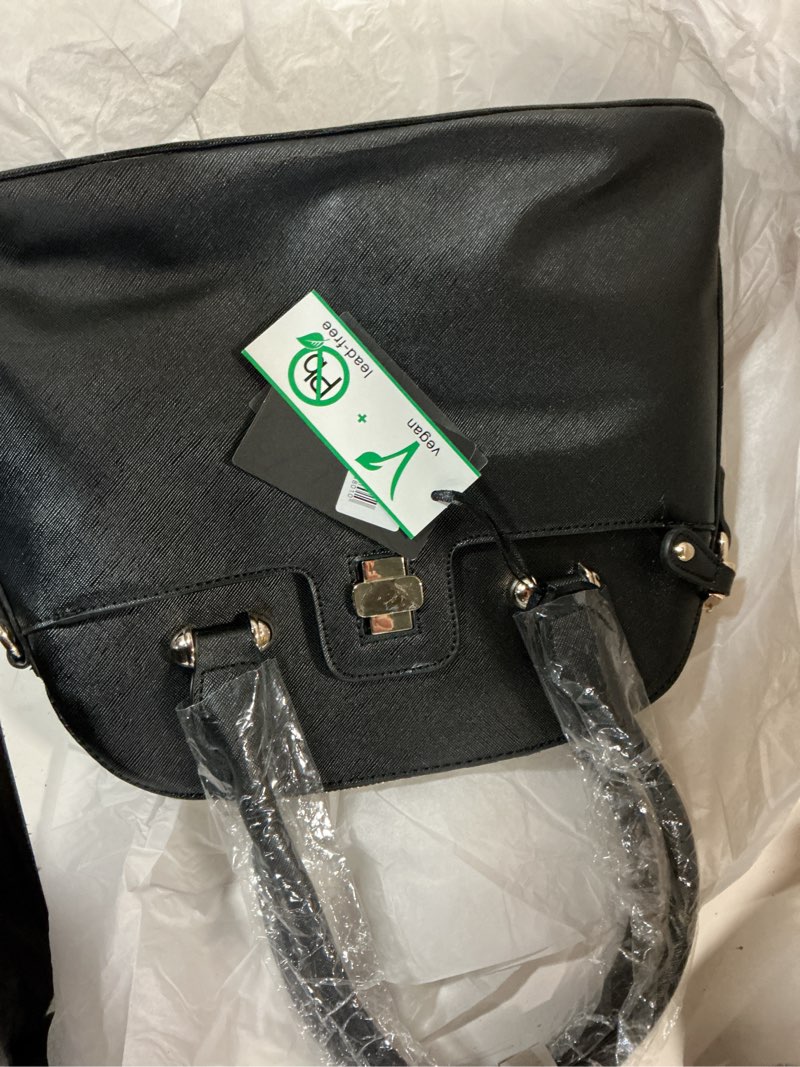 Condition photo showing Good Condition for isabelle small black vegan leather purse