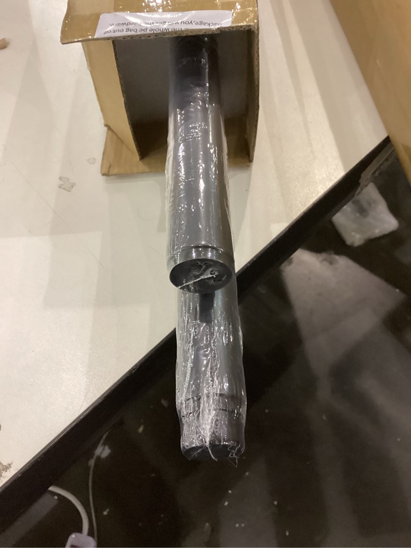 Condition photo showing New/Like New for Telescoping Curtain Rods for Windows 51 to 144 Inch Adjustable, 1 Inch Diameter Heavy Duty Black Drapery Rod Set with Classical Finials 51’‘-144’‘