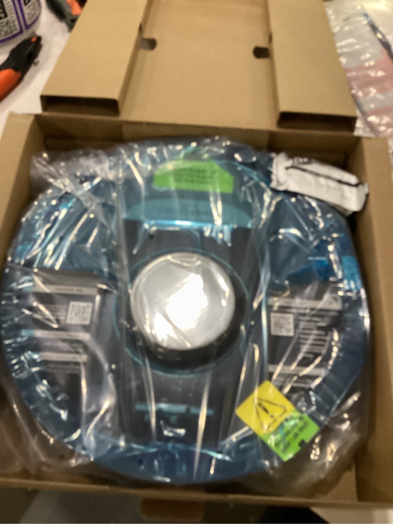Condition photo showing As Is for Shark Robot Vacuum & Mop Combo, NeverTouch System, Self-Emptying and Refilling, for Wood, 60-Day Debris Capacity, 30-Tank Reservoir, Pad Drying, 5 Intelligent Cleaning Technologies, RV2820YE Self-Emply & Refill (60days)