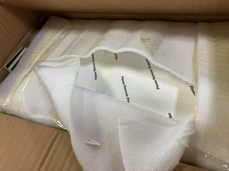 Condition photo showing Good Condition for 5 pcs wire shelf covers,26 * 12 wire rack covers for shelves,pvc wood-look faux shelf covers for wire shelving,moisture resistant durable,easy to cut install,shelf cover for pantry closet white 26w*12d