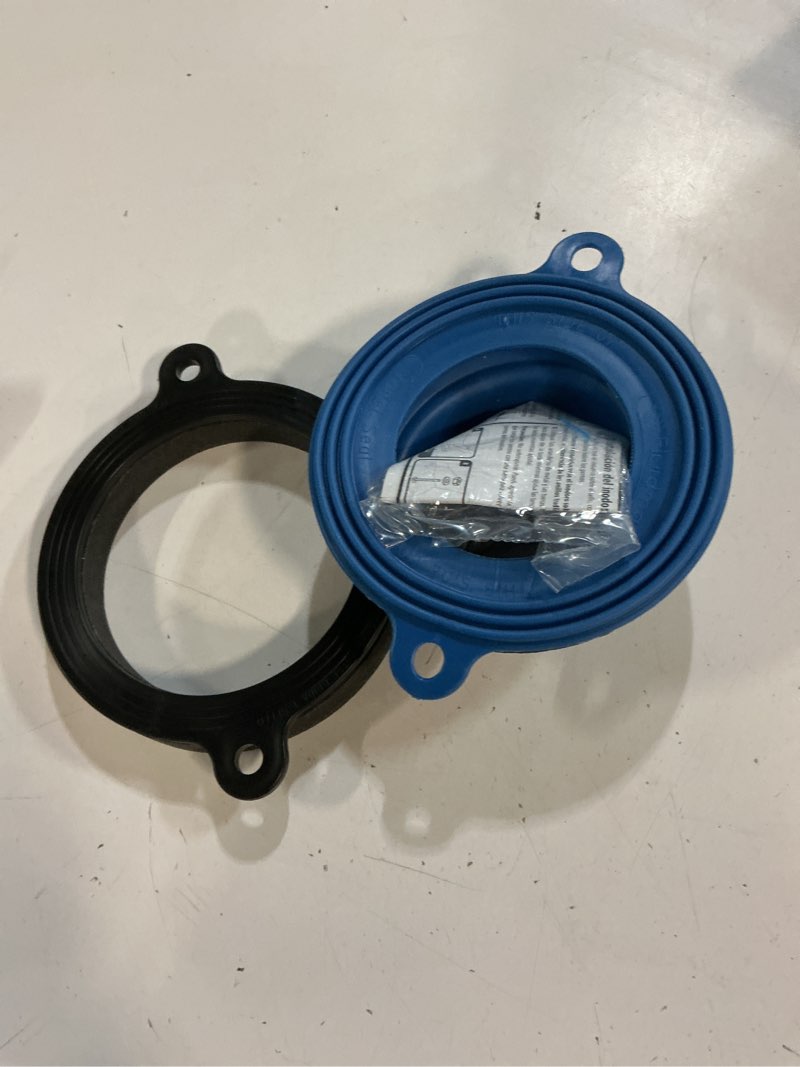 Condition photo showing As Is for fluidmaster toilet bowl gasket for universal