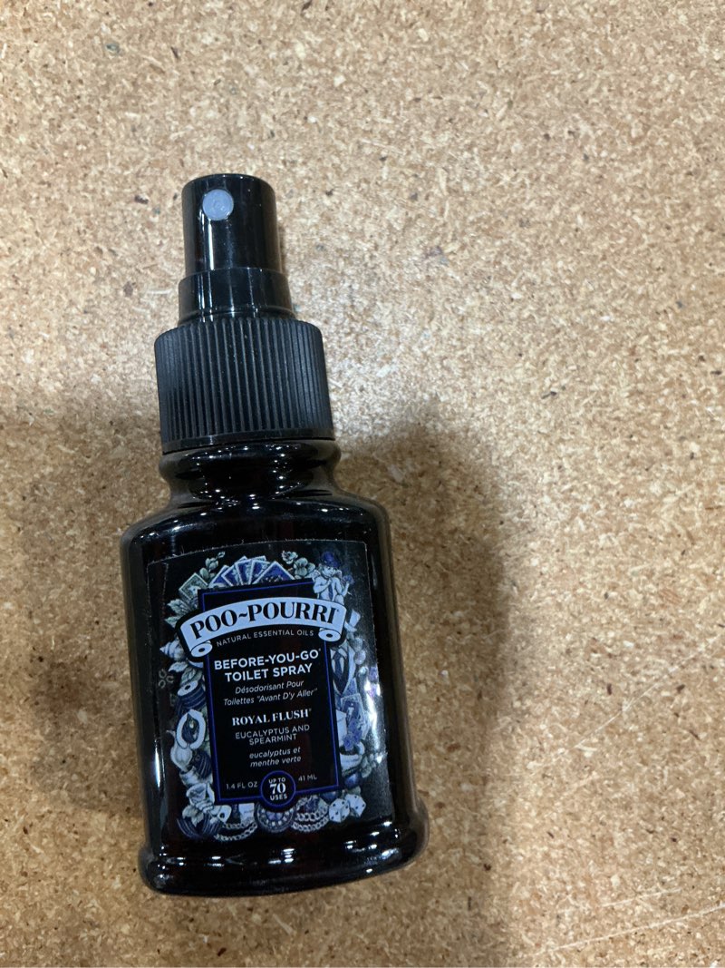 Condition photo showing Good Condition for poo-pourri royal flush before you go toilet spray 1.4 ounce bottle