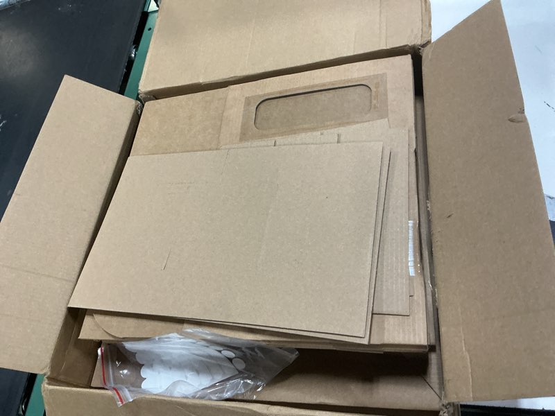 Condition photo showing New/Like New for 12 pack shoe storage bins big size(13.8'' x 9.6'' x 5.7''),waterproof storage boxes,shoe containers for sneaker display,hat organizer,stack-able cardboard boxes,with marking labels,transparent window
