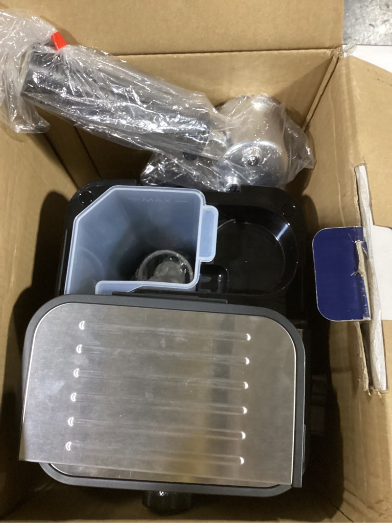 Condition photo showing As Is for De'Longhi Stilosa Manual Espresso Machine, Compact Coffee Maker, 15 Bar Pump Pressure, Manual Milk Frother Steam Wand for Authentic Single & Double Espresso, Lattes & Cappuccinos, Tamper Included