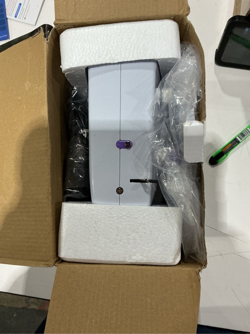 Condition photo showing Good Condition for Mini Sewing Machine for Beginners, Dual Speed Easy Automatic Sewing Machine with Expansion Table, Sewing Tool and Needle Shield Suitable for Family and Travel (White)