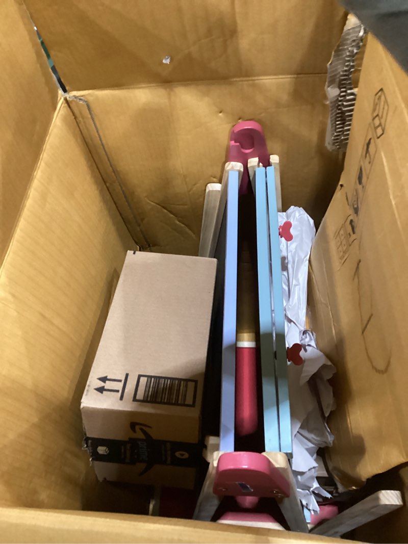 Condition photo showing Good Condition for WINGYZ Easel for Kids – 3-in-1 Art Easel with Chalkboard, Magnetic Whiteboard & Paper Roll, Adjustable Wooden Drawing Board for Home, Classroom & Outdoor, Creative Gift for Toddlers & Kids 2-12