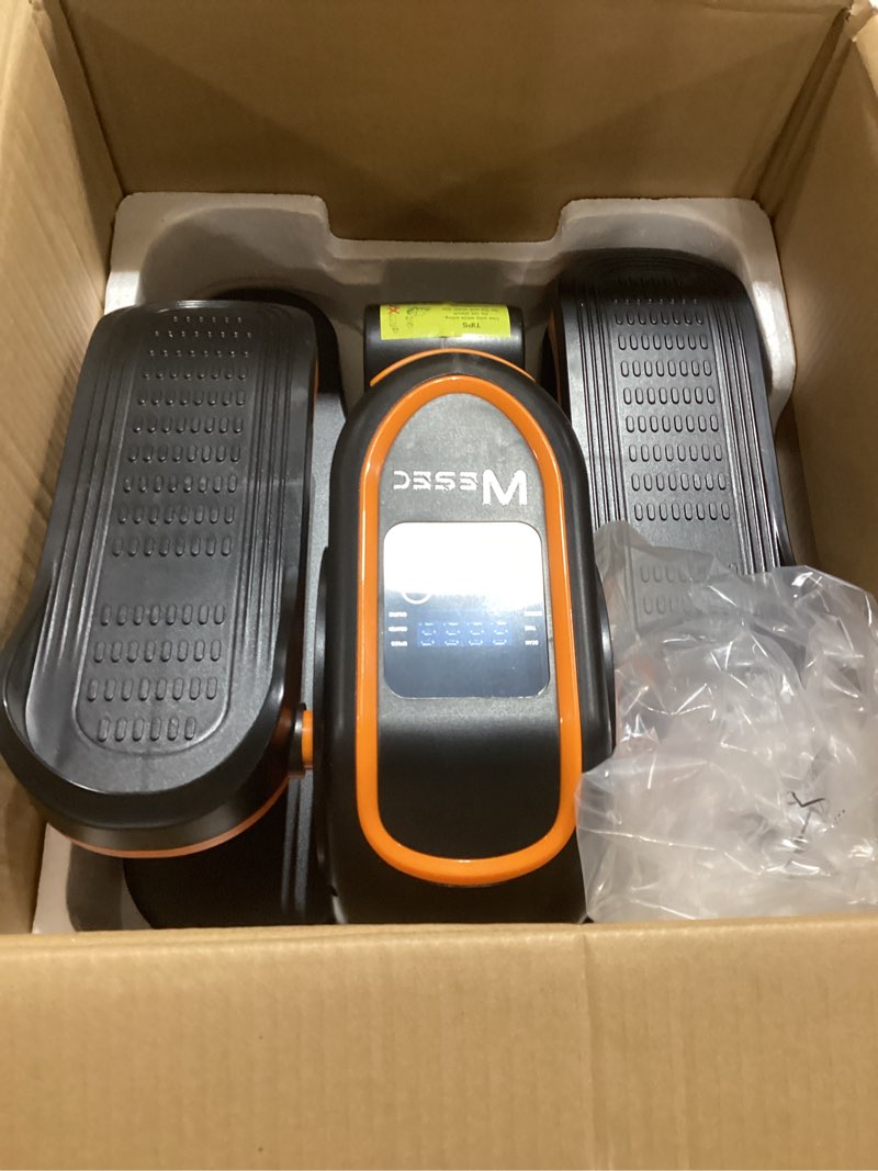 Condition photo showing As Is for Under Desk Elliptical Machine, Elliptical Leg Exerciser for Seniors w/Remote, Electric Elliptical Exerciser as Seen on Tv, 12 Speed Levels, Manual & Auto Mode, Seated Pedal Exerciser for Home