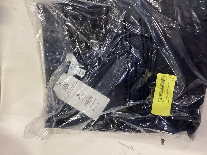 Condition photo showing New/Like New for time and tru women’s fine gauge pullover sweater, lightweight, sizes xl navy blue