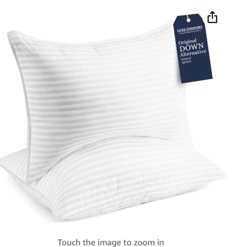 Pillows No featured offers available Learn more  Delivering to Dubai - Update location See All Buying Options Add to List                     2+  Luxe Comfort Hotel Collection Bed Pillows Queen/King Size Set of 2 - Down Alternative, Specially Designed for Side, Back &amp; Stomach Sleepers, Providing Breathable and Skin-Friendly Comfort. Touch the image to zoom in Luxe Comfort Hotel Collection Bed Pillows Queen/King Size Set of 2 - Down Alternative, Specially Designed for Side, Back & Stomach Sleepers, Providing Breathable and Skin-Friendly Comfort