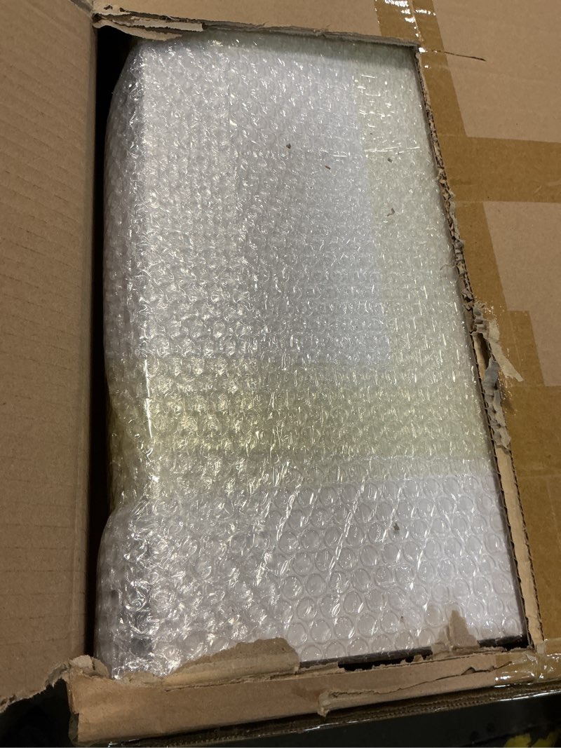Condition photo showing As Is for 5 Pcs 24x12 Inch Wavy Wire Shelf Covers, Foamed PVC Faux Wood Closet Organizer, Non-Bearing Decorati
