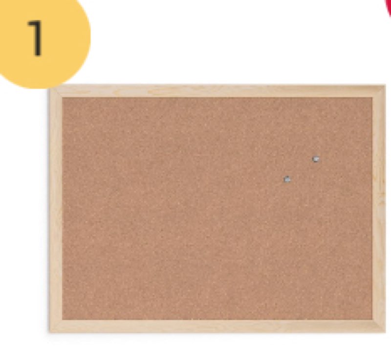 U Brands Cork Bulletin Board  24 X 18 Inches  Birch MDF Frame (265U00-01)