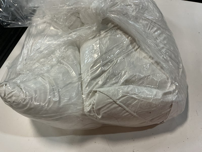 Condition photo showing As Is for premium feather pillow insert, 12x48, no color