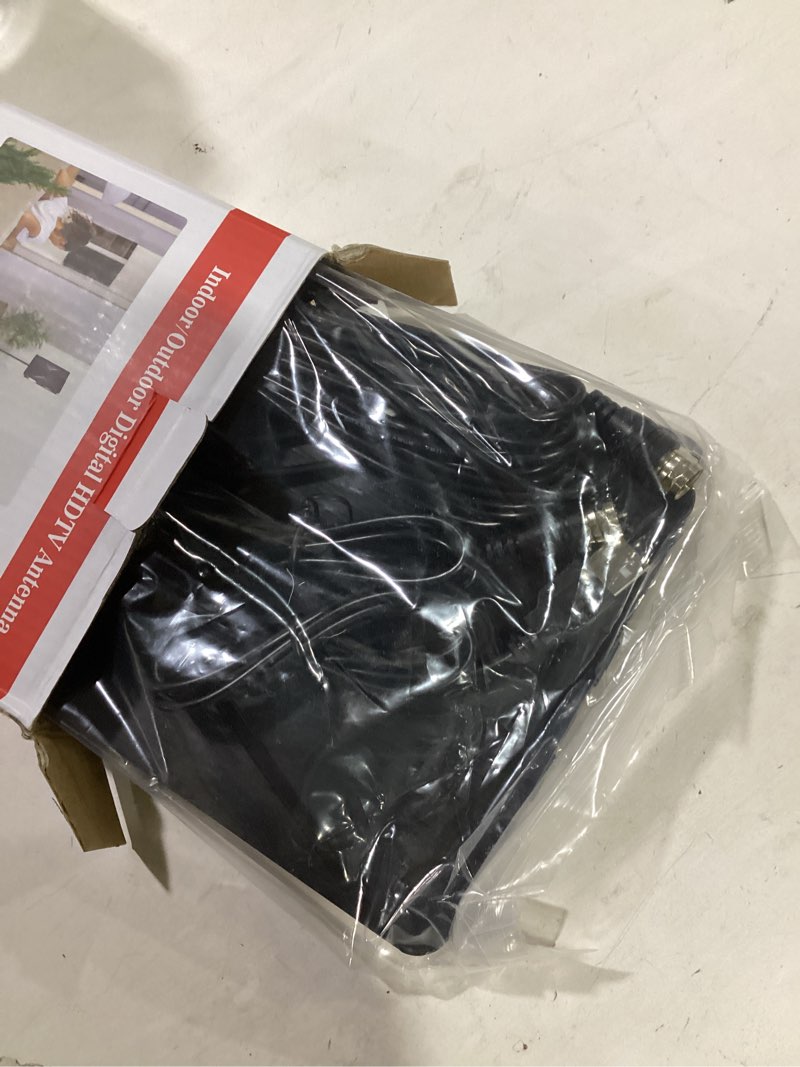 Condition photo showing New/Like New for 2026 Upgraded Indoor TV Antenna, 3600+ Miles Range HD Digital Antenna for Smart TV, Strongest with Amplified Signal Booster Supports 4K 8K 1080p All TVs- 38FT Coaxial Cable for Local Channels black