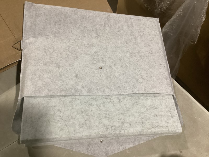 Condition photo showing Good Condition for practical products Portable Acoustic Divider - Home Office freestanding - Classroom - Teaching Organizers - Desk Space countertops - Testing Centers - Sound dampening - Computer Desk (Small Grey)