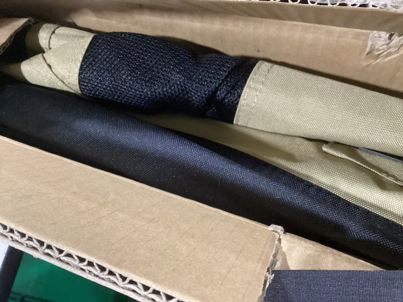 Condition photo showing Good Condition for Amazon Basics Dog Crate, Travel Dog Kennel Double Door Collapsible, Lightweight Soft-Sided Folding, Portable Dog Cage, XL 42" x 31" x 31", Tan Tan 42.0"L x 31.0"W x 31.0"H