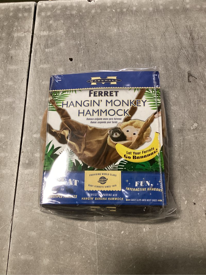 Condition photo showing New/Like New for Marshall Pet Products-Hangin Monkey Hammock- Brown