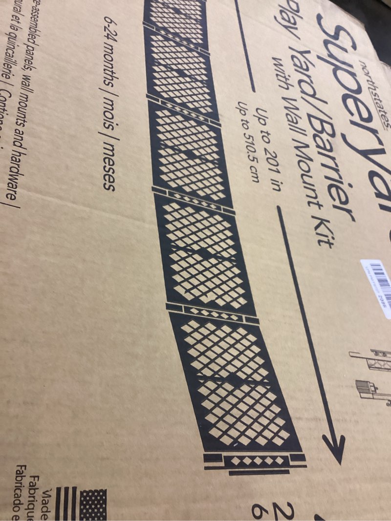 Toddleroo by North States - Superyard Duo Extra Wide Baby Gate & Play Yard: 6 Panel Baby Playpen - I