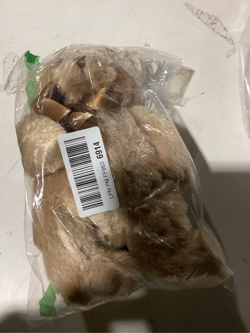 Condition photo showing Good Condition for Bearington Lil' Honey Teddy Bear Stuffed Animal - 12" Brown Plush Bear Toy with Soft Fur and Classic Design - Washable Teddy Bears for Girls - Adorable Gift for Kids, Babies, and Animal Lovers Lil\' Honey 12"