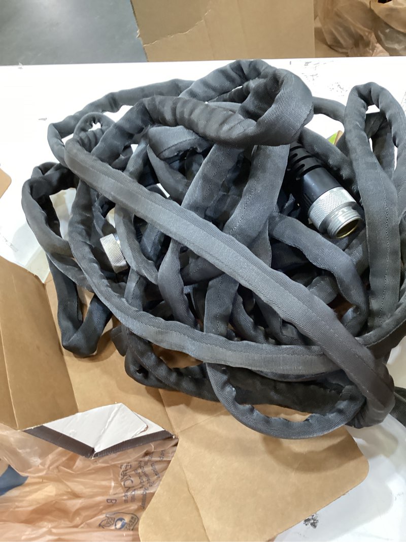 Condition photo showing As Is for zero-g teknor apex 5/8-in x 50-ft premium kink free woven gray hose