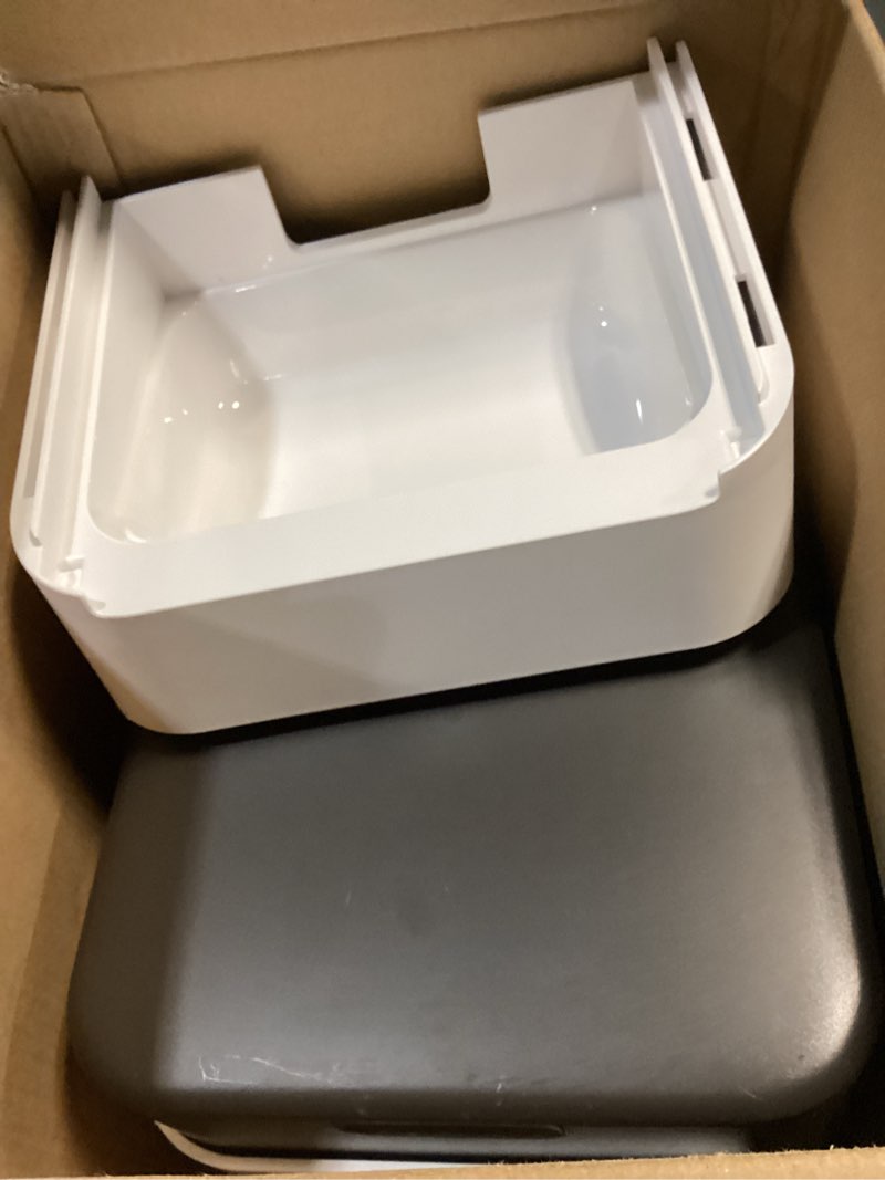Condition photo showing As Is for petlibro rfid automatic cat feeder, collar tag-activated personalized meals, 5g&2.4g wi-fi programmable cat food dispenser with cats recognition & diet tracking for multi-pet homes and different diets brown 3l (pack of 1)
