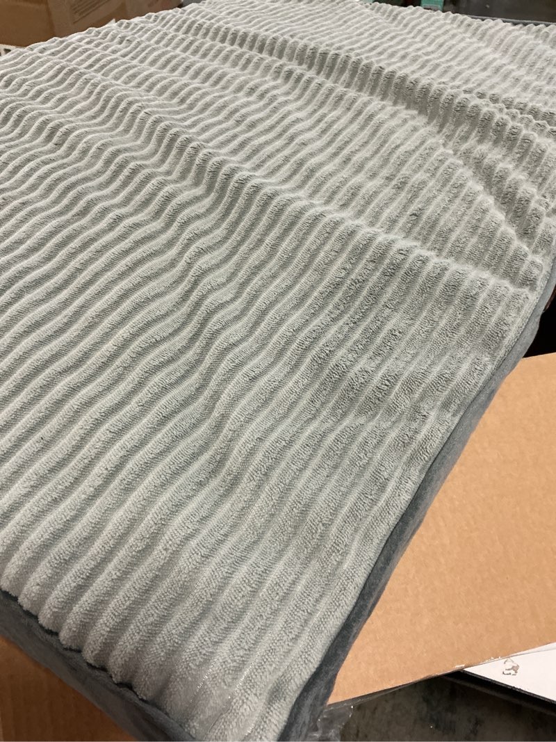 Condition photo showing Good Condition for OhGeni Orthopedic Waterproof & Machine Washable Dog Bed for Medium Large Pets, Cat Mat with 25D Egg Crate Foam, Non-Slip Bottom & Removable Cover, 44 Inches(Gray) 06-Gray XLarge+ (44"L x 32"W x 4"Th)