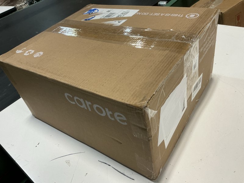 Condition photo showing New/Like New for carote 14pcs pots and pans set non stick, cookware sets induction cookware granite cooking set with frying pans, saucepans, saute pan, extra large casserole black 14 piece