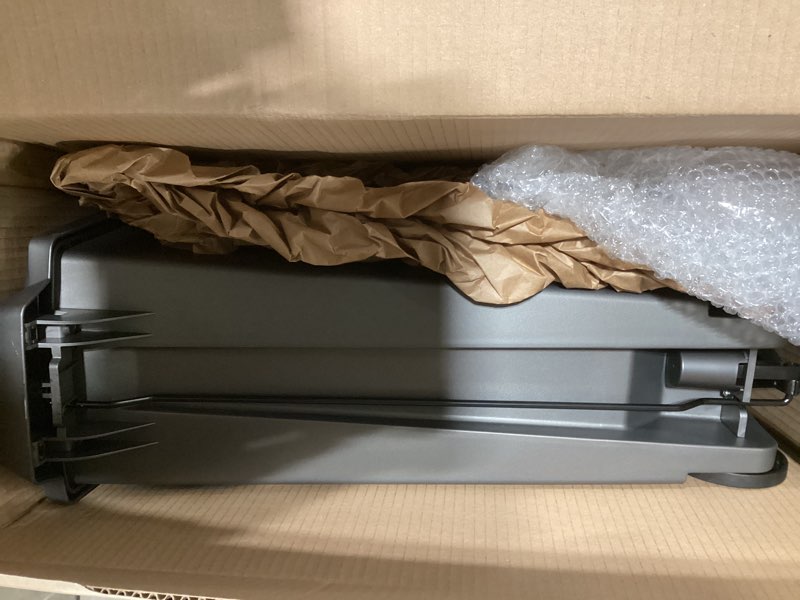 Condition photo showing Good Condition for simplehuman 40 liter / 10.6 gallon slim kitchen step trash can with secure slide lock, grey plastic gray