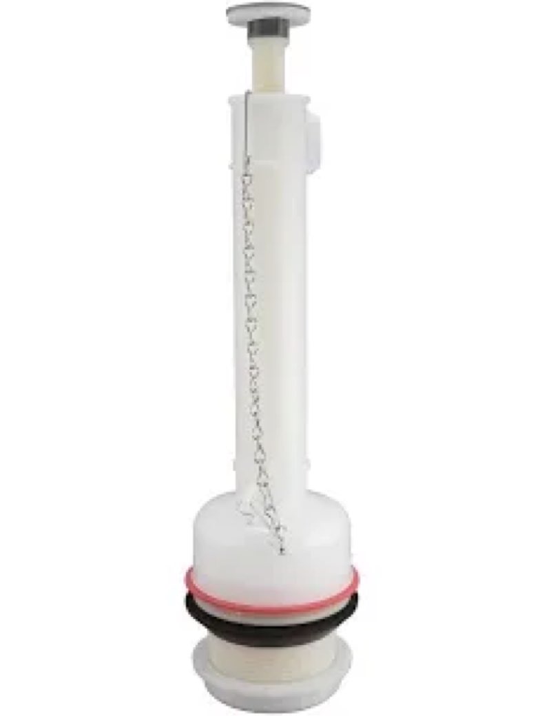 RELIABILT White Plastic Flush valve for Mansfield