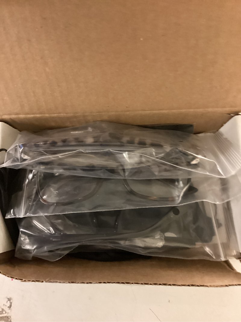 Condition photo showing New/Like New for gaoye stylish blue light glasses for woman - computer glasses for blue light blocking - lightweight frames - 3 pack a1 matte black+leopard+transparent clear