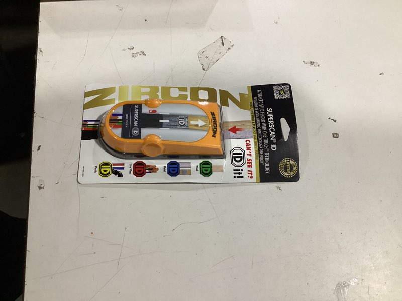 Condition photo showing New/Like New for zircon superscan 1.5-in scan depth metal and wood stud finder