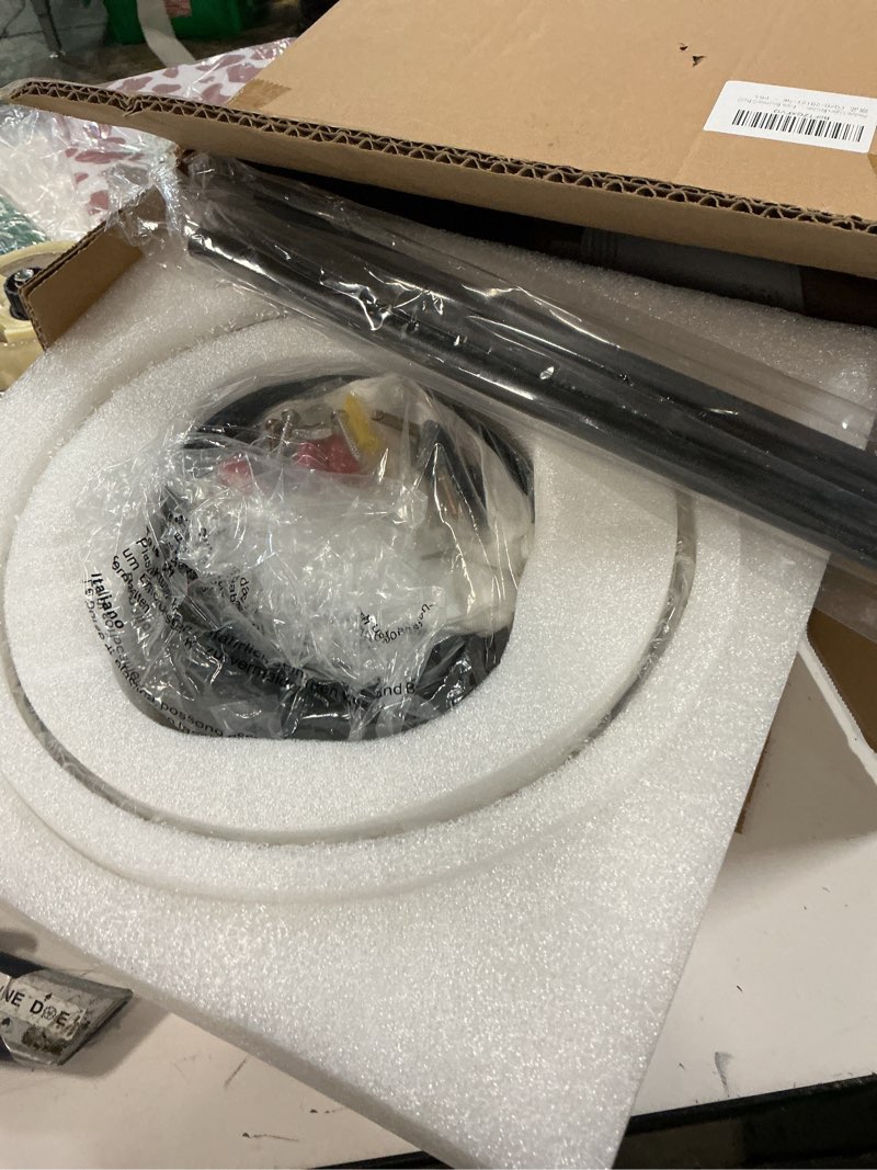 Condition photo showing New/Like New for modern pendant lights kitchen island, matte black pendant light fixtures with 10" clear hammered glass shade, industrial hanging pendant lights fixture for kitchen island dining room bedroom entryway 1 pack-matte black-10"(easy to install)