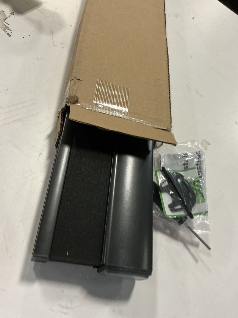 Condition photo showing Good Condition for No Drill Cellular Shades for Indoor Windows, Thermal Insulating & Noise Reducing Honeycomb Blinds, Free Stop Cordless Blackout Shades, Black, 31" W x 64" H 31"W x 64"H Black(blackout)