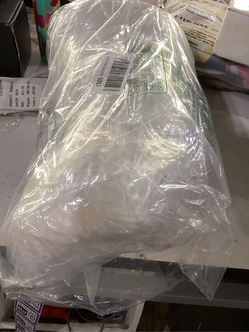 Condition photo showing As Is for osteo cervical pillow for neck pain relief, hollow design odorless memory foam pillows with cooling case, adjustable orthopedic bed pillow for sleeping, support for side back sleepers queen(25.5*16.5*5.2/4.1 inches) white