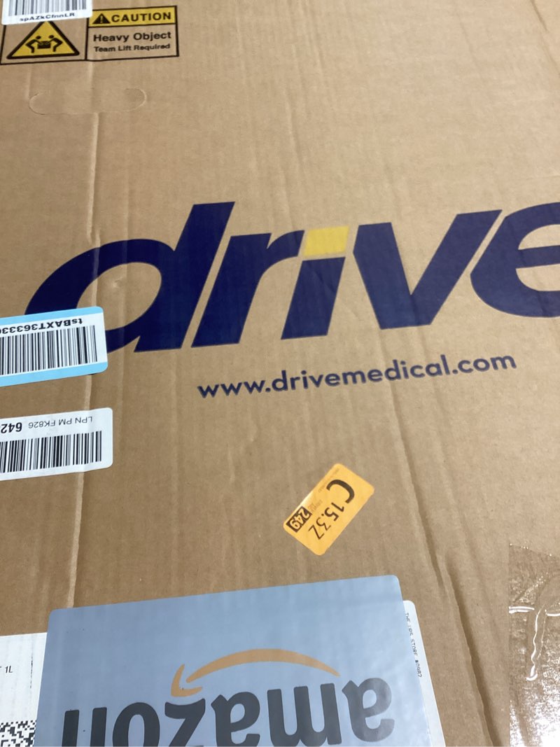 Condition photo showing New/Like New for Drive Medical TR37E-SV Lightweight Folding Transport Wheelchair with Swing-Away Footrest, Silver Silver Vein 1 Count (Pack of 1) Wheelchair