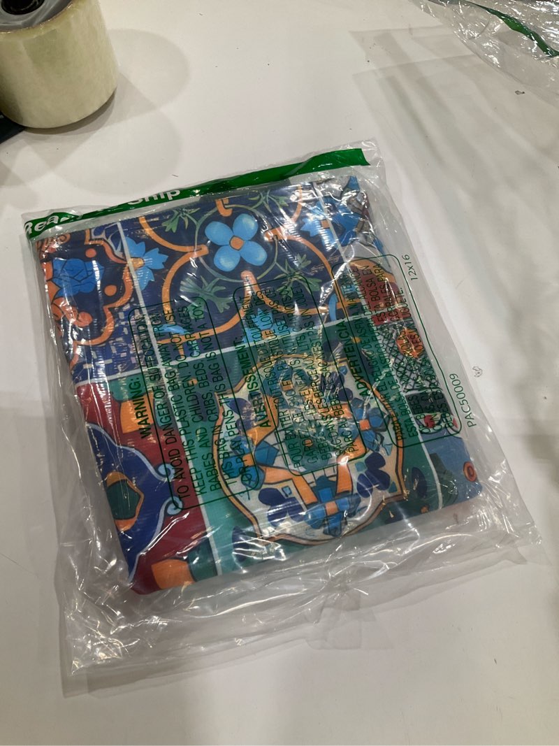 Condition photo showing New/Like New for talavera mexican tiles dish drying mat for kitchen counter, super absorbent microfiber dish drying pad, kitchen gadgets for easy clean multi-use large 18"x24" talavera mexican tiles 18" x 24"