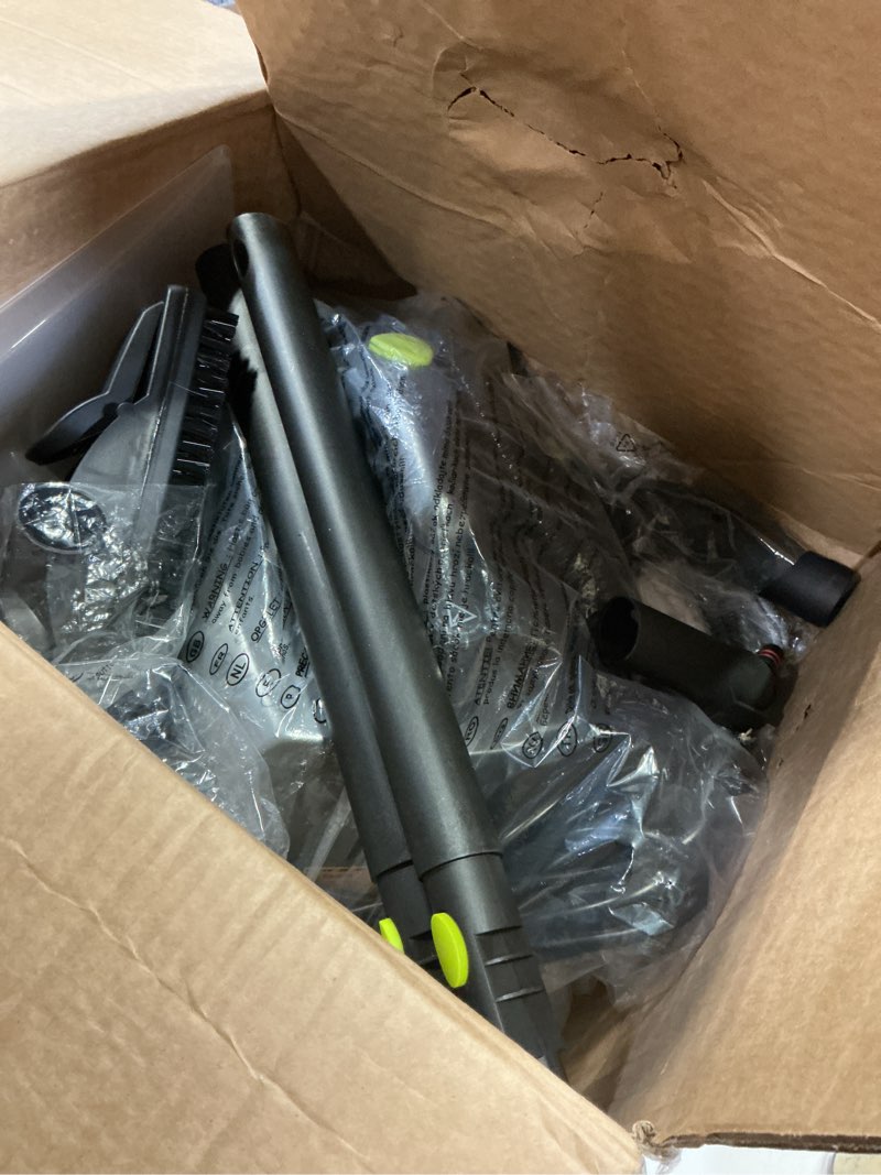 Condition photo showing Good Condition for Heavy-Duty Steam Cleaner - 1500W Multipurpose Handheld Floor Steamer with 22 Accessories 16ft Cord for Home, Car Detailing, Tile, Grout, Carpet, Wallpaper, Upholstery, Window, Deep Cleaning