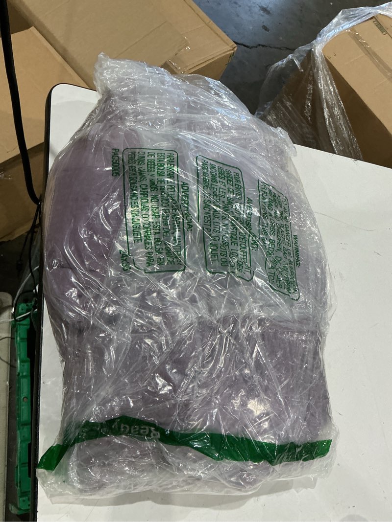 Condition photo showing Good Condition for love's cabin 100% cotton muslin blanket, 6 layer lightweight breathable gauze king size blanket 108 x 90 inches, soft summer blanket for bed, lavender