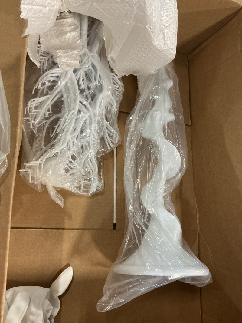 Condition photo showing Good Condition for nuptio artificial tree centerpiece, 30 inches white, manzanita tree decorative branch for weddings, tabletop decoration, ornament display 2ft 6in - 1 pc white