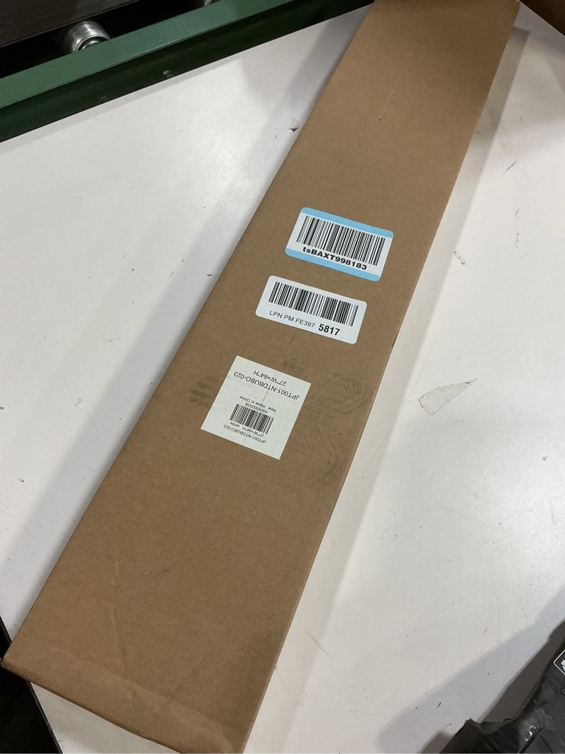 Condition photo showing New/Like New for LazBlinds No Tools No Drill Cordless Cellular Shades, Top Down Bottom Up (TDBU) Honeycomb Shades for Home, Blackout Light Blocking Thermal Insulation Blinds for Windows, 27" W x 64" H, White Blackout - White 27" W x 64" H