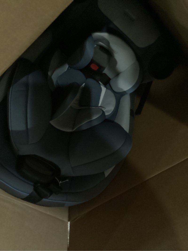 Condition photo showing Good Condition for safety 1st grow and go all-in-one slim convertible car seat, rear facing, 5-40 lbs, forward facing (30–65 lbs), high back booster seat 40-100 pounds, alaskan blue alaskan blue original