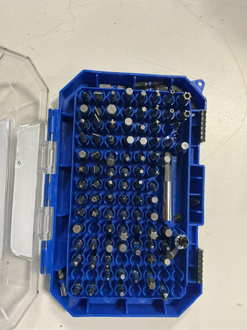 Condition photo showing As Is for k.balt 3/8-in x phillips/square/torx impact driver bit set 100 -piece