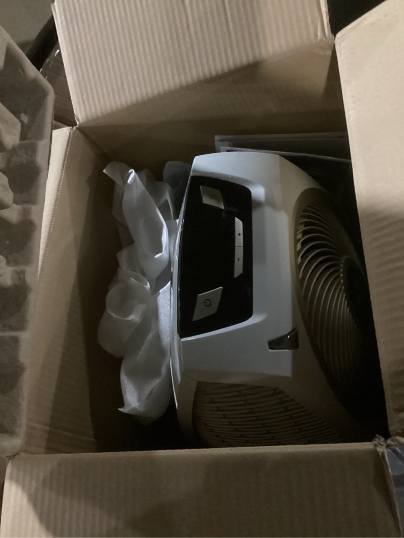 Condition photo showing As Is for Vornado AVH10 (2025) Space Heater for Home, Fan Only Option, Digital Display with Adjustable Thermostat, Advanced Safety Features, Auto Climate Control, Whole Room Electric Heater for Indoors, White
