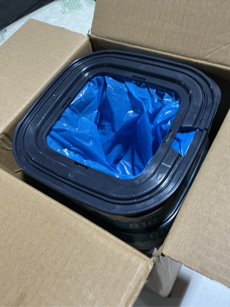 Condition photo showing As Is for Jumbo Square Refills Disposal Bags Refill (Baby Powder Scent) Compatible with Diaper Genie Classic, Compact and Select Pails, Hold Up to 810 Newborn-Sized Diapers Per Refill, 6 Packs 6 Pack (Baby Powder Scent)