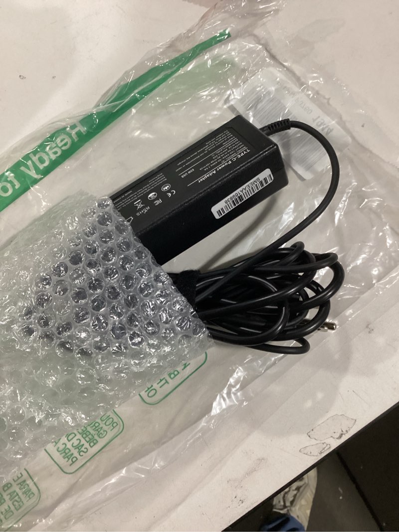 Condition photo showing Good Condition for SLE-TECH Universal Chromebook Charger USB C 65W Compatible with Hp Chroembook Lenovo Thinkpad/Yoga Dell Chromebook 3100 Asus,Samsung,Acer,Google Series Type C Power Cord