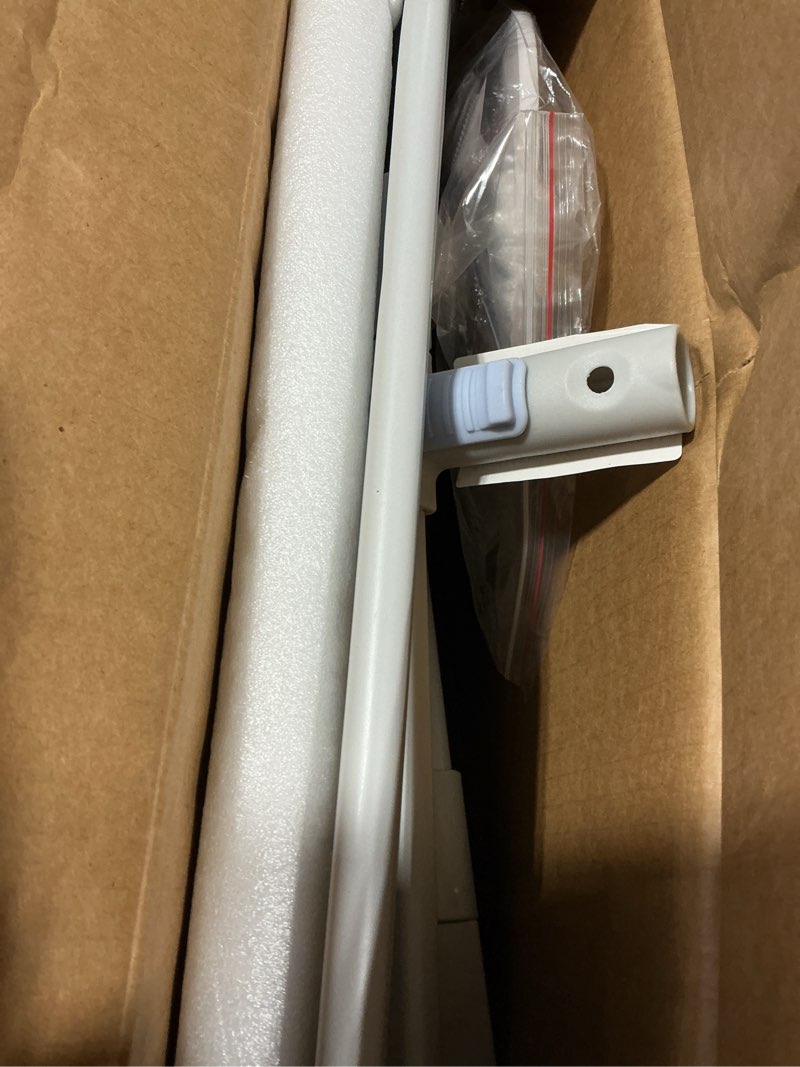 Condition photo showing New/Like New for nutikas baby bed rail guard for toddlers - 58.7" toddler bed rails for twin, full, queen, king bunk size bed swing down bedrail extral tall child safety side railing guards for kids 59 inch grey