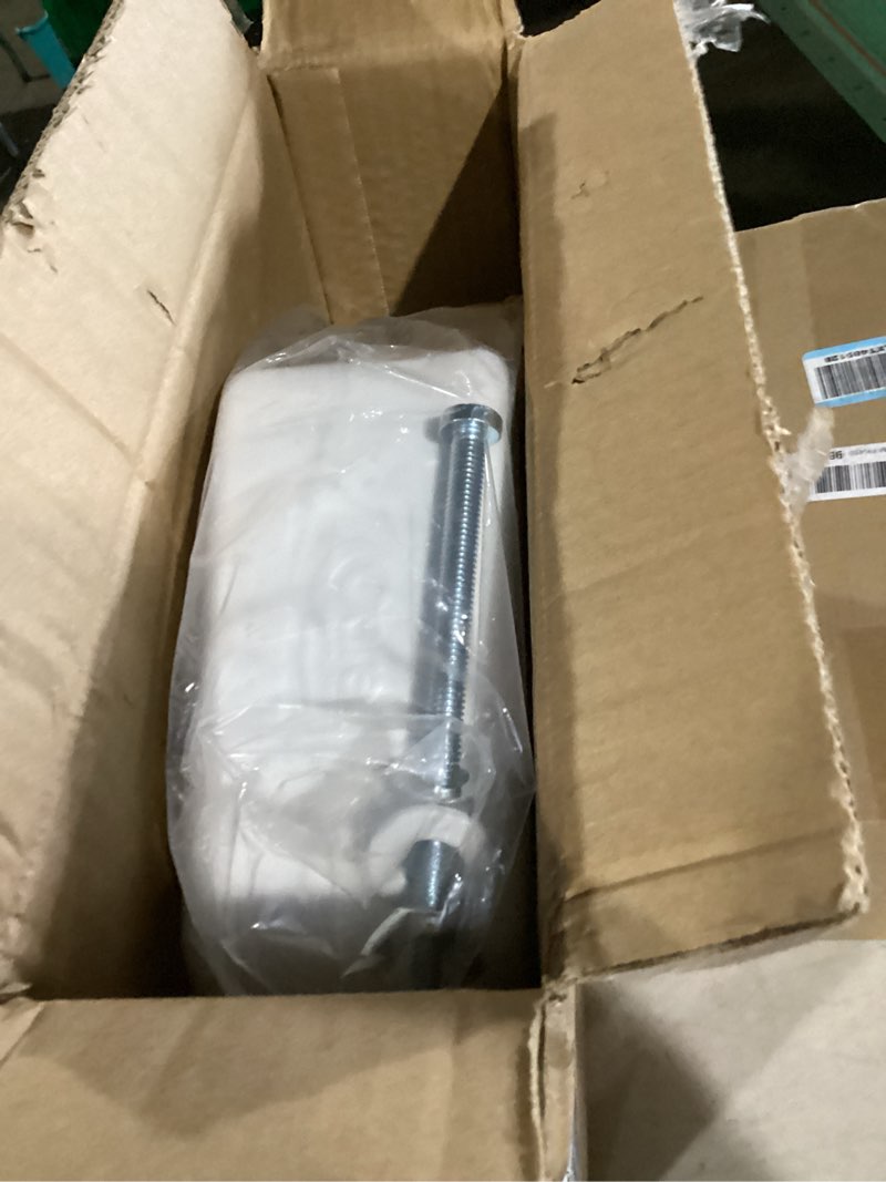 Condition photo showing As Is for Carex Toilet Seat Riser, Round Raised Toilet Seat Adds 3.5 inches to Toilet Height, for Assistance Bending or Sitting, 300 Pound Weight Capacity Toilet Riser