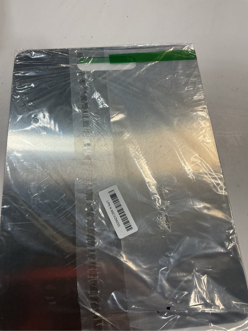 Condition photo showing As Is for Cutting Boards for Kitchen, Cutting Board, Foodgrade Stainless Steel Cutting Board for Meat,Fruit, Vegetables, Outdoor or Indoor, L 15 .4\" * 11\" 15\"L x 11\"W (1 cutting board only)