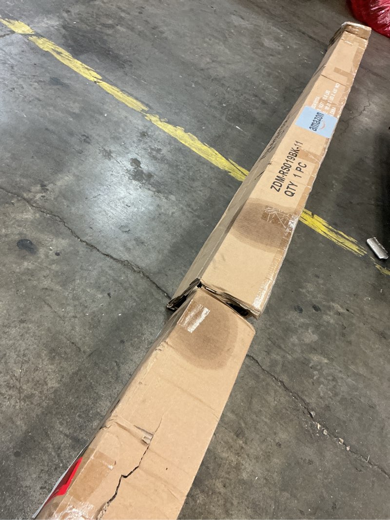 Condition photo showing Good Condition for Outdoor Roller Shade for Patio (8'W X 8'H) 420GSM New Material with 95% UV Protection, Cordless Aluminum Patio Blinds with Crank Handle, Outdoor Blinds for Shading, Privacy Protection, Black with Crank No Valance 96"W x 96"H Black