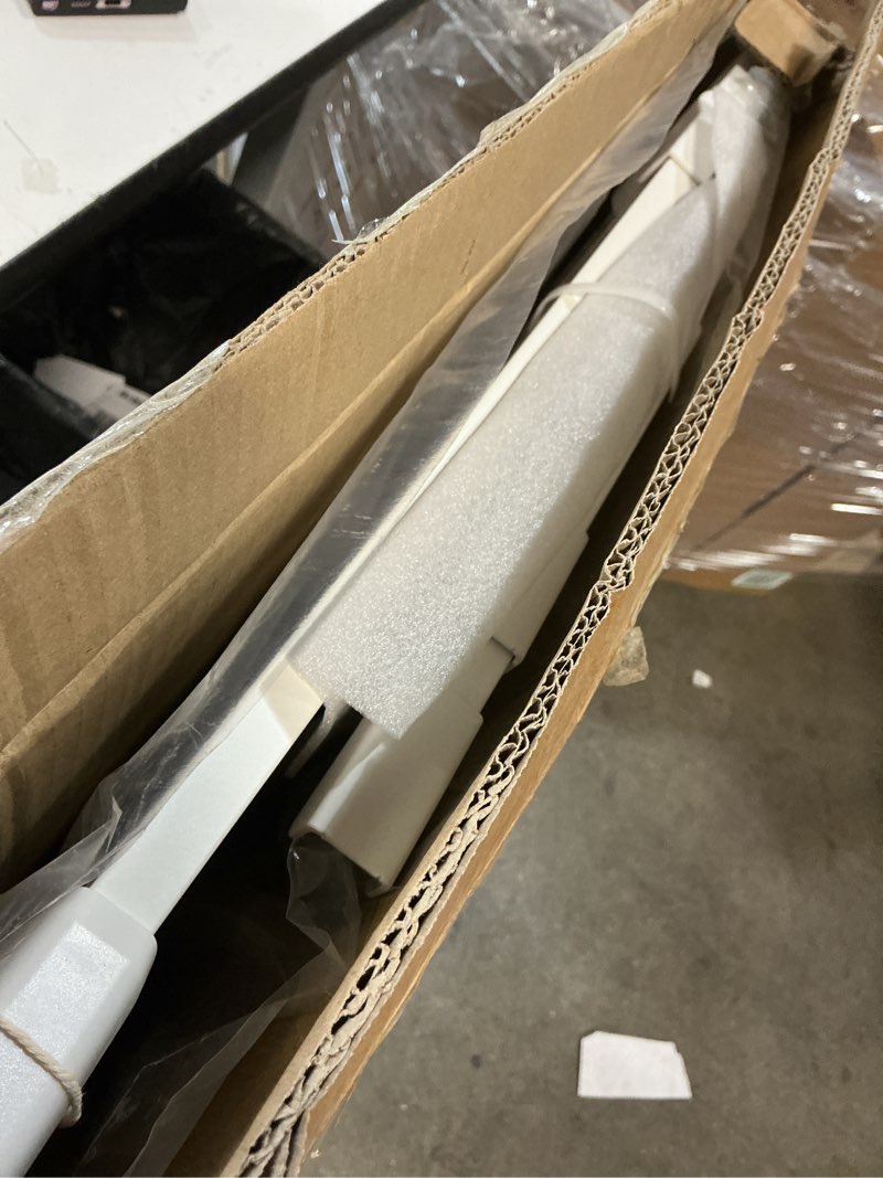 Condition photo showing New/Like New for BABELIO 36 Inch Extra Tall Baby Gate with Cat Door, 29-40" Metal Dog Gate, Cat Gate for Stairs, Doorways, Auto Close Safety Gate with Pet Door, Easy Walk Thru, White White 29-40" Wide, 36" Tall